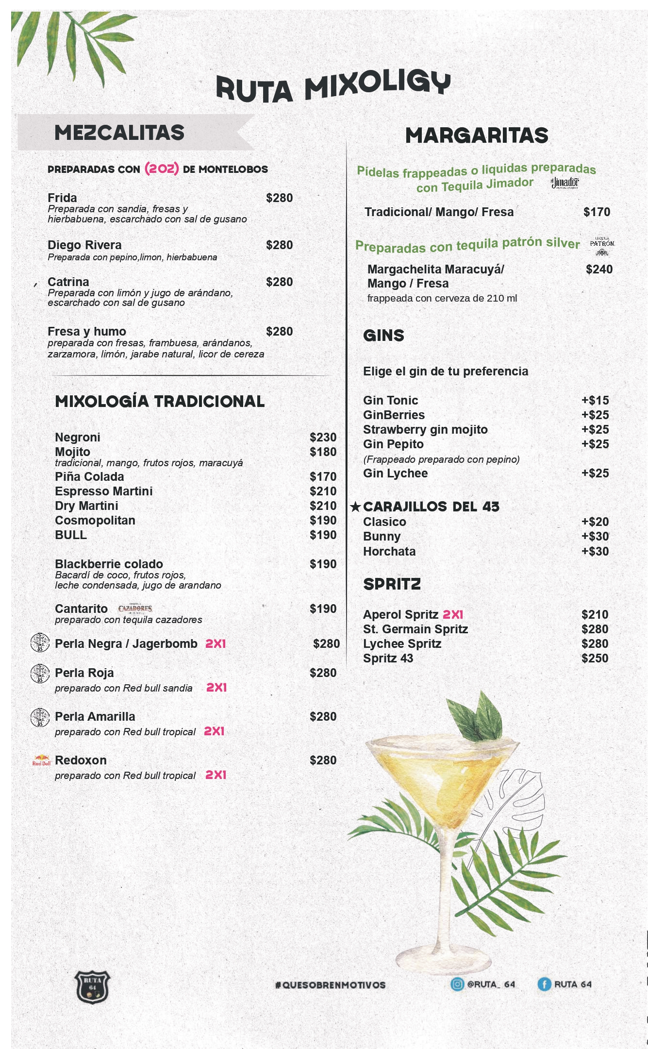 Menu Bebidas 2
