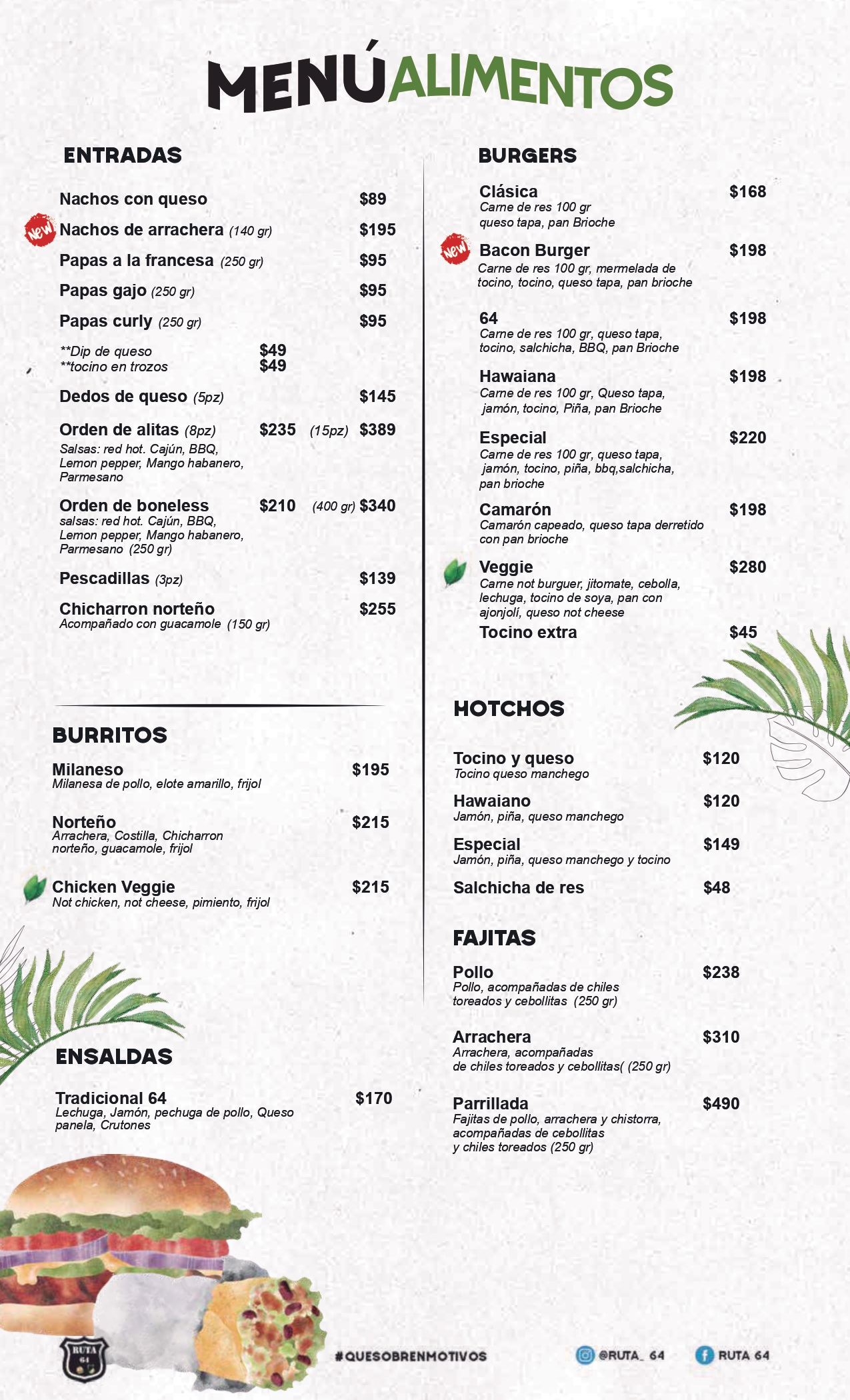 Menu Comida 1