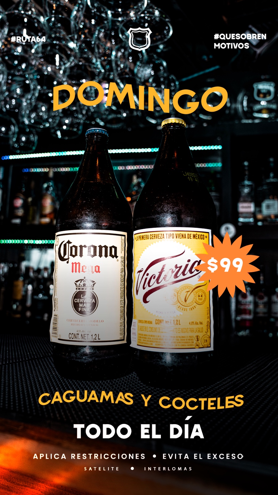 Domingo Caguamas y Cocteles